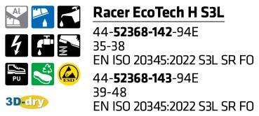 Preview: SIEVI RACER ECOTECH H S3L Größe 35-38